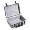 B&W Outdoor Case Type 1000 - Grijs met Vakverdeler